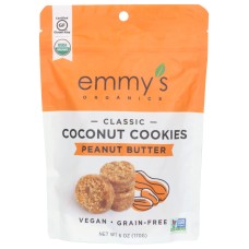 EMMYSORG: Coconut Cookies Peanut Butter, 6 oz