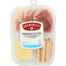 CREMINELLI FINE MEATS: Snack Prosciutto Mozzarella and Grissini, 2 oz