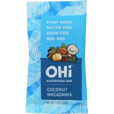 OHI: Superfood Bar Coconut Macadamia, 1.80 oz