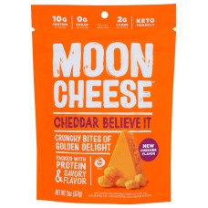 MOON CHEESE: Cheese Dried Cheddar, 2 oz
