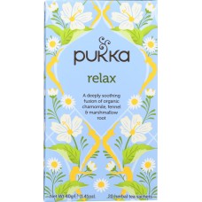 PUKKA HERBS: Relax Herbal Tea, 20 bg