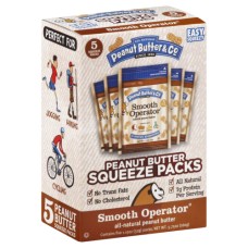 PEANUT BUTTER & CO: Peanut Butter 5 Squeeze Smooth, 1.15 oz