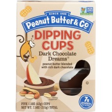 PEANUT BUTTER & CO: Peanut Butter Chocolate Dipping Cups 5 Count, 1.5 oz