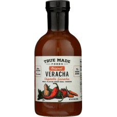 TRUE FOODS: Veracha Vegetable Sriracha Sauce Medium Heat, 18 oz
