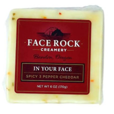 FACE ROCK: In your Face Spicy Cheddar Cheese, 6 oz FACE ROCK: In your Face Spicy Cheddar Cheese, 6 oz