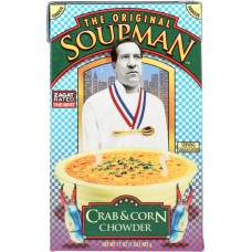 ORIGINAL SOUPMAN: Soup Crab & Corn Chowder, 17 oz