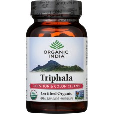 ORGANIC INDIA: Triphala Digestion & Colon Cleanse, 90 Veggie Caps