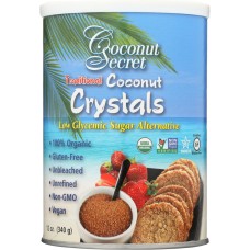COCONUT SECRET: Raw Coconut Crystals, 12 Oz