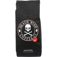 DEATH WISH COFFEE: Ground Coffee Beans, 1 lb