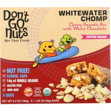DONT GO NUTS: Whitewater Chomp Bar Multipack, 6.03 oz