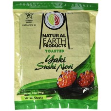 NATURAL EARTH: Sushi Nori 50 Full Sheets, 4.9 oz