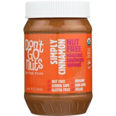 DONT GO NUTS: Soy Butter Cinnamon Sugar Organic, 16 oz