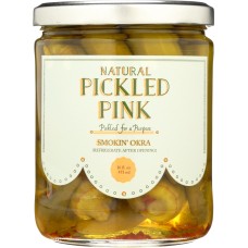 PICKLED PINK FOODS LLC: Okra Pickled, 16 oz