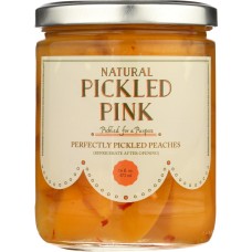 PICKLED PINK FOODS LLC: Peaches Pickled, 16 oz