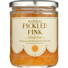 PICKLED PINK FOODS LLC: Relish Peach Vidalia Onion, 16 oz