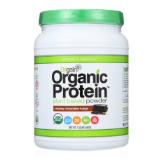ORGAIN: Protein Powder Chocolate Fudge, 1.02 lb