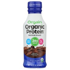 ORGAIN: Ready to Drink Creamy Chocolate Shake, 14 oz