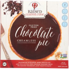 NATURAL DECADENCE: 8-inch Chocolate Creamless Pie, 17 oz