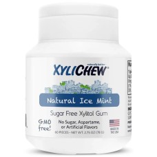 XYLICHEW: Sugar Free Chewing Gum Ice Mint Jar, 60 pc