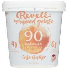 REVELE WHIPPED GELATO: Cake Batter Gelato, 1 pt