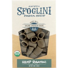 SFOGLINI: Organic Hemp Rigatoni Pasta, 16 oz