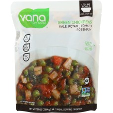 VANA LIFE FOODS: Green Chickpea Superfood Bowl Kale Potato Tomato Rosemary, 10 oz