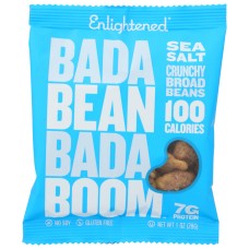 ENLIGHTENED: Sea Salt Crunchy Broad Beans, 1 oz