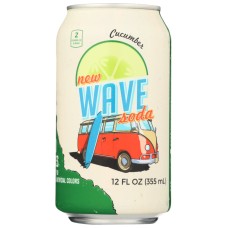 WAVE SODA: Cucumber Soda, 12 fl oz