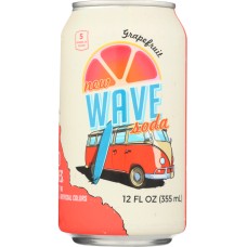 WAVE SODA: Grapefruit Soda, 12 fl oz