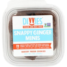 DIVVIES: Snappy Ginger Minis Cookies, 6 oz