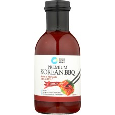 CHUNG JUNG: Premium Korean Bbq Sauce Spicy, 14.5 oz