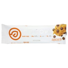 NO COW BAR: Peanut Butter Chocolate Chip Bar, 60 gm