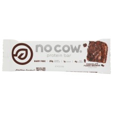 NO COW BAR: Chocolate Fudge Brownie Bar, 60 gm
