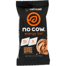 NO COW BAR: Chuncky Peanut Butter Energy Bar, 1.77 oz