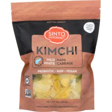 SINTO GOURMET: Mild White Napa Cabbage Kimchi, 16 oz