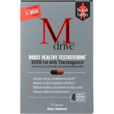 DREAMBRANDS: M-Drive Boost & Burn Testosterone Booster, 75 Vc