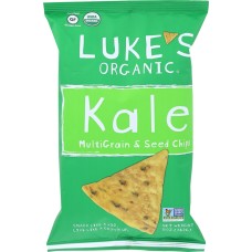 LUKE'S ORGANIC: Multigrain & Seed Chips Kale, 5 oz