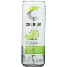 CELSIUS: Beverage Sparkling Cucumber Lime, 12 oz