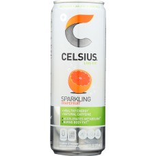 CELSIUS: Beverage Sparkling Grapefruit, 12 oz