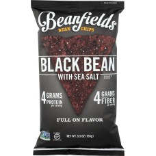 BEANFIELDS: Black Bean and Sea Salt Chips, 5.5 oz