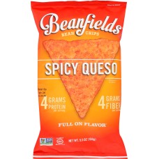 BEANFIELDS: Spicy Queso Bean Chips, 5.5 oz