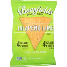 BEANFIELDS: Jalapeno Lime Bean Chips, 10 oz