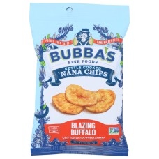 BUBBA'S FINE FOODS: 'Nana Chips Blazing Buffalo, 1.30 oz