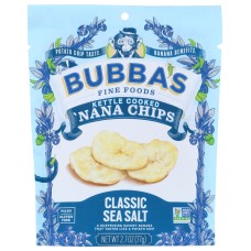 BUBBA'S FINE FOODS: 'Nana Chips Classic Sea Salt, 2.70 oz