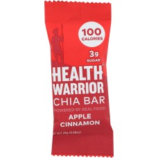 HEALTH WARRIOR: Apple Cinnamon Chia Bar, 0.88 oz