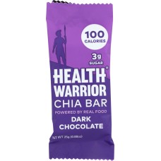 HEALTH WARRIOR: Dark Chocolate Chia Bar, 0.88 oz