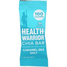 HEALTH WARRIOR: Bar Chia Caramel Sea Salt, .88 oz