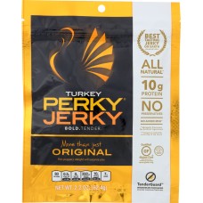PERKY JERKY: Jerky Turkey Original, 2.2 oz
