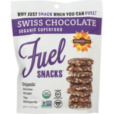 FOODIE FUEL: Super Snacker Crisps Swiss Chocolate, 4 oz