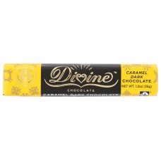 DIVINE CHOCOLATE: Caramel Dark Chocolate Snack Bar, 1.2 oz